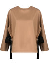 Erika Cavallini Semi-Couture Nara wool blend blouse