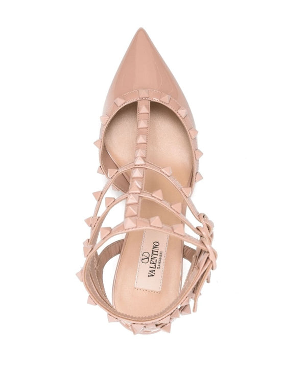 Valentino Garavani Rockstud 70mm patent pumps