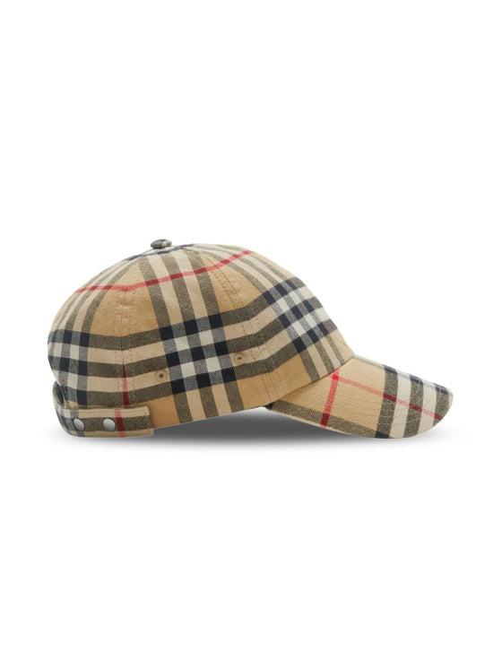 Burberry Checkered Baseball Cap
