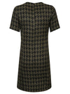 5Progress Houndstooth wool blend short dress