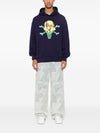Icecream Cones&Bones printed hoodie