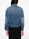 Alexander McQueen Cropped denim jacket