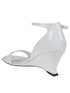 Ferragamo leather adjustable wedge sandals