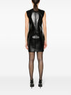 Saint Laurent Sleeveless Leather Minidress