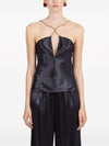 Ferragamo Satin sleeveless top