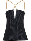 Ferragamo Satin sleeveless top