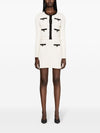 Self-Portrait Waffle-knit mini skirt
