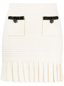  Self-Portrait Waffle-knit mini skirt