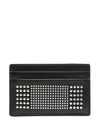 Alexander McQueen Studded leather card case