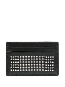  Alexander McQueen Studded leather card case