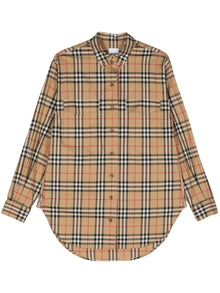  Burberry Vintage Check Pattern Shirt