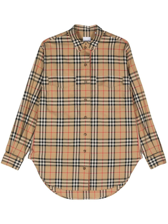 Burberry Vintage Check Pattern Shirt