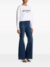 Balmain Logo-print cotton sweatshirt