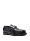 Alexander McQueen logo-plaque Leather Loafers