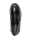 Alexander McQueen logo-plaque Leather Loafers