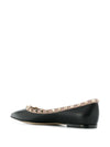 Valentino Garavani Rockstud-embellished ballerina shoes
