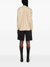 Burberry check motif shirt