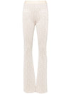 Palm Angels Monogram jacquard knit trousers