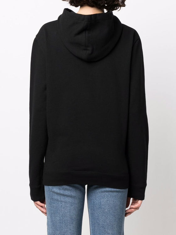 Saint Laurent Logo Print Hoodie