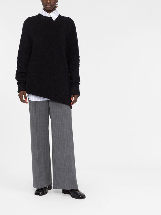 Maison Margiela Four-stitch brushed jumper
