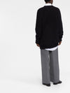 Maison Margiela Four-stitch brushed jumper