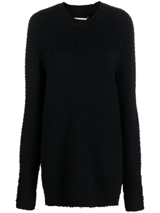 Maison Margiela Four-stitch brushed jumper