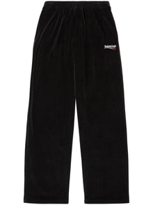  Balenciaga logo embroidered track pants