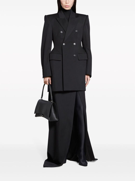 Balenciaga Hourglass Virgin Wool Double-breasted Blazer