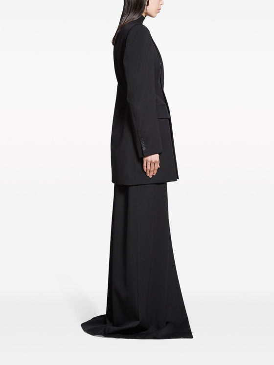 Balenciaga Hourglass Virgin Wool Double-breasted Blazer