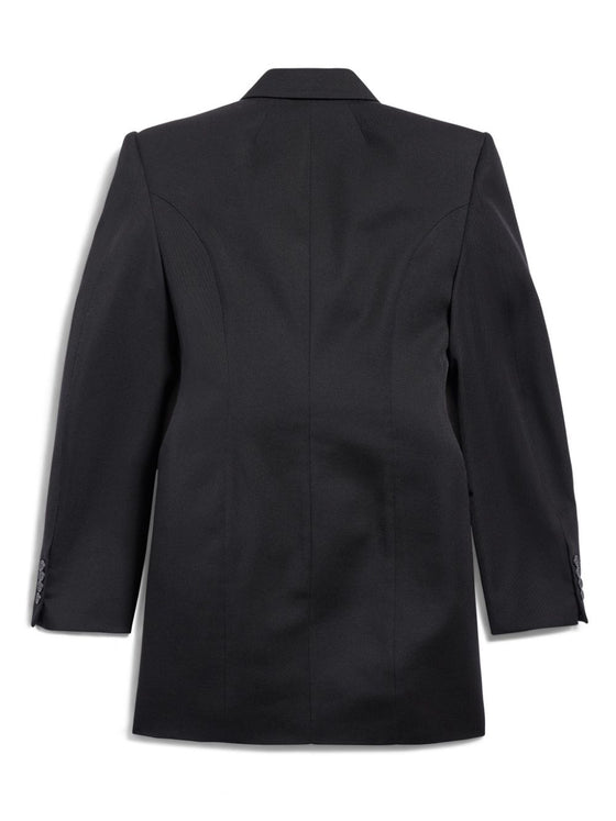 Balenciaga Hourglass Virgin Wool Double-breasted Blazer