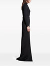 Balenciaga slit tailored maxi skirt