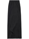 Balenciaga slit tailored maxi skirt