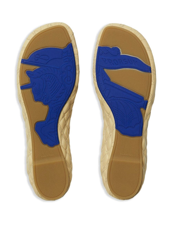 Burberry Sadler leather ballerinas