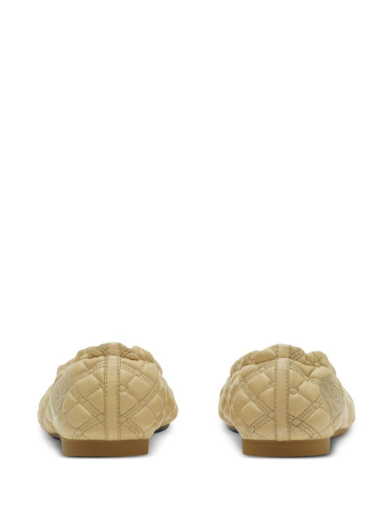 Burberry Sadler leather ballerinas