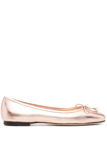  Jimmy Choo Elme metallic ballerina shoes