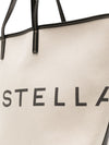 Stella McCartney Logo canvas tote bag