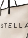 Stella McCartney Logo canvas tote bag