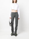Coperni Cropped cotton shirt
