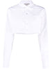 Coperni Cropped cotton shirt