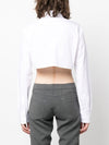 Coperni Cropped cotton shirt