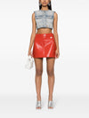Courreges Pre Denim cropped vest