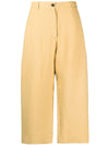 Studio Nicholson Pre Conscious Criteria page Wide leg cropped cotton trousers