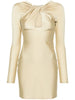 Coperni Cut-out twisted mini dress