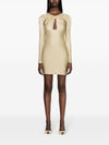 Coperni Cut-out twisted mini dress
