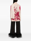 F.R.S . Printed crepe de chine shirt