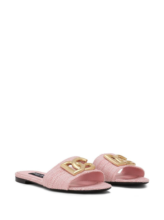 Dolce & Gabbana DG Logo Slide Sandals