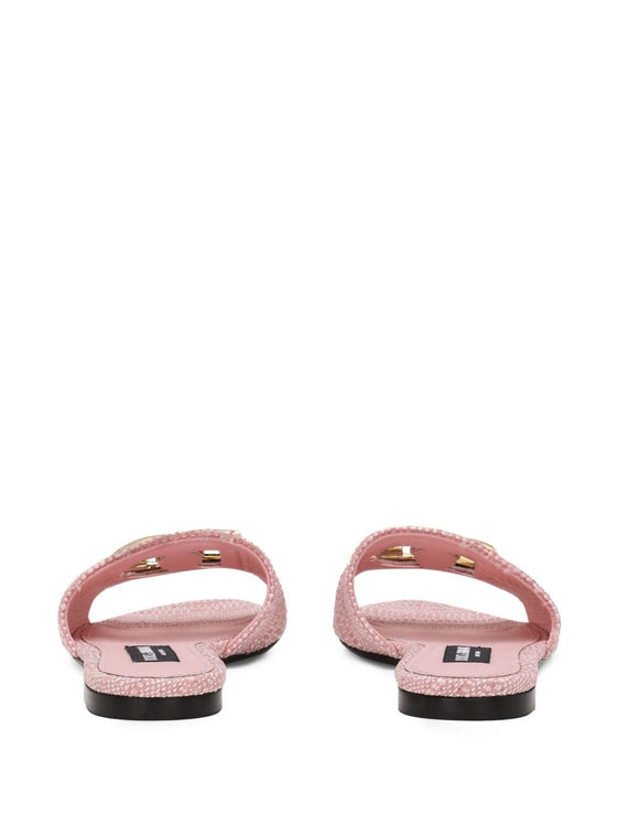 Dolce & Gabbana DG Logo Slide Sandals