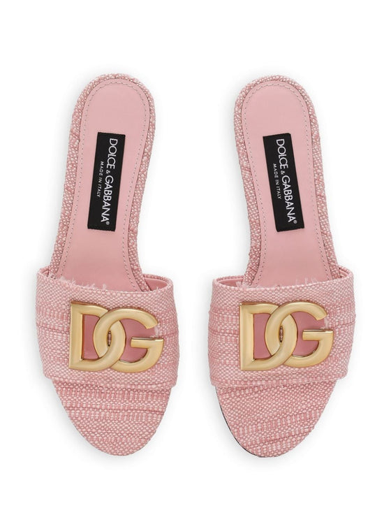 Dolce & Gabbana DG Logo Slide Sandals