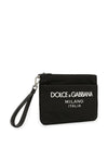 Dolce & Gabbana Nylon pouch with rubberized logo