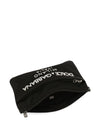 Dolce & Gabbana Nylon pouch with rubberized logo